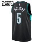 Maillot NBA Portland Trail Blazers Jrue Holiday Nike 2025-26 City Edition Noir Swingman - Enfant